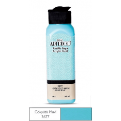 ARTDECO AKRİLİK BOYA 140ML GÖKYÜZÜ MAVİ 3677